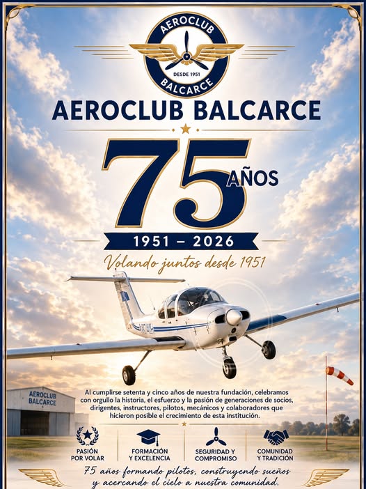 AERO CLUB 75 AÑOS.